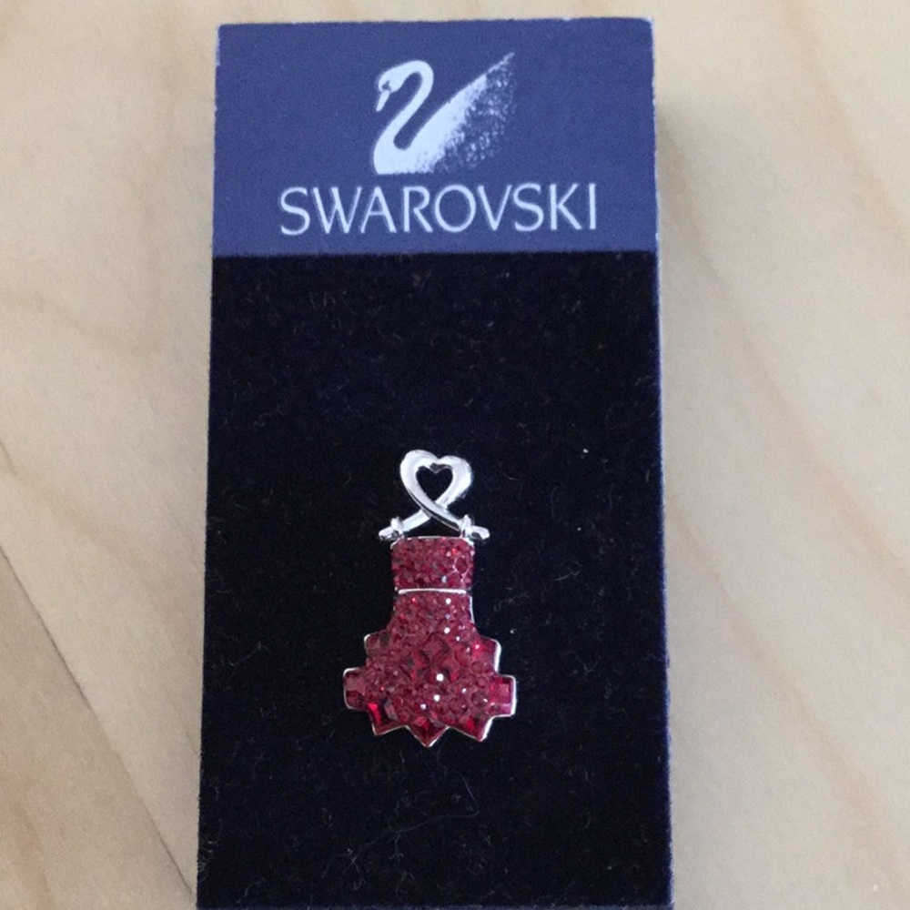 Swarovski Red Crystal Go Red Dress Pin